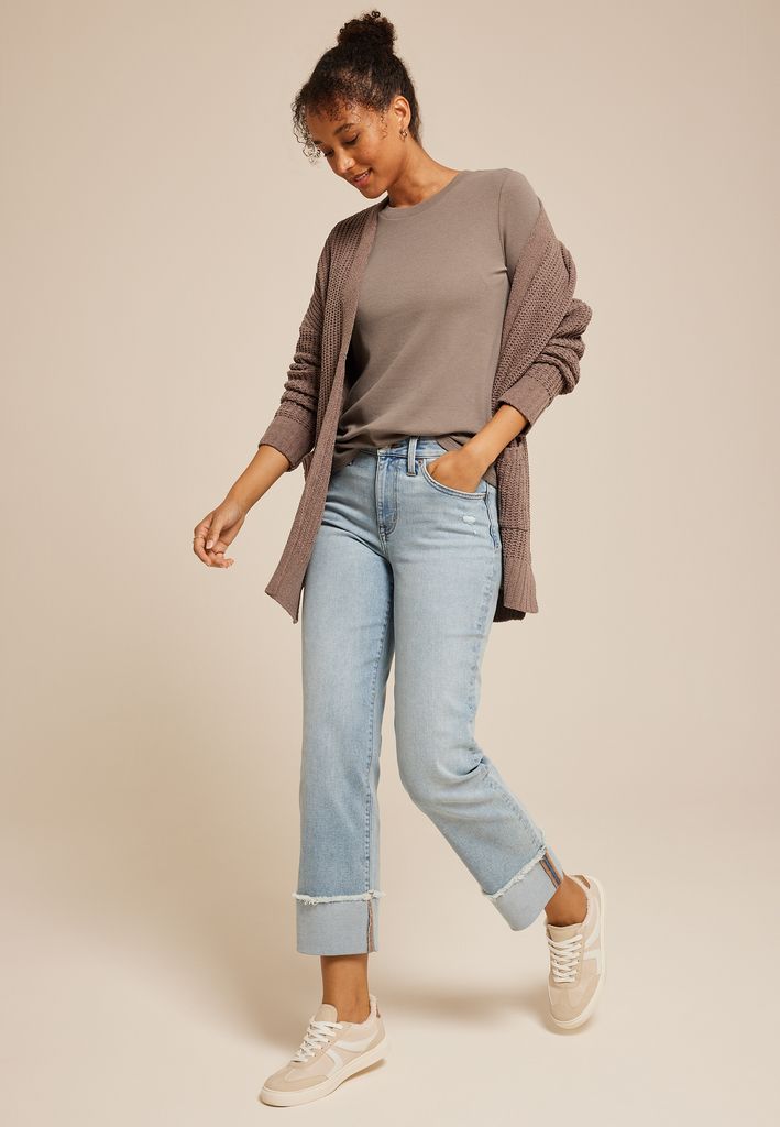 24/7 Ada Ribbed Long Sleeve Tee - Image 3