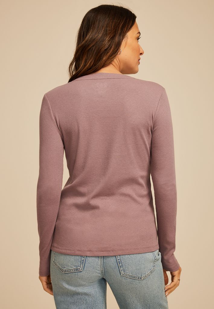 24/7 Ada Ribbed Long Sleeve Tee - Image 2