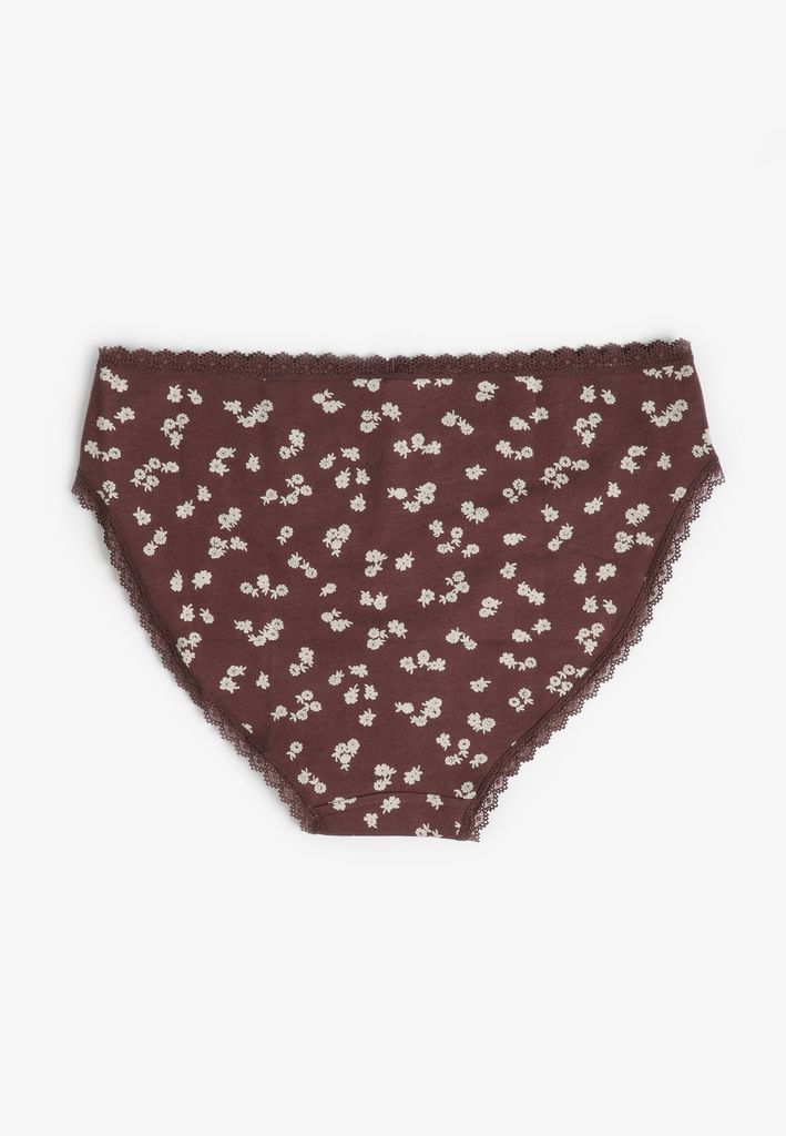 Simply Comfy Cotton Floral Print Bikini Panty - Image 2