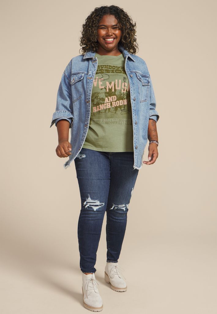 Plus Size Sundown Sessions Classic Fit Graphic Tee - Image 3