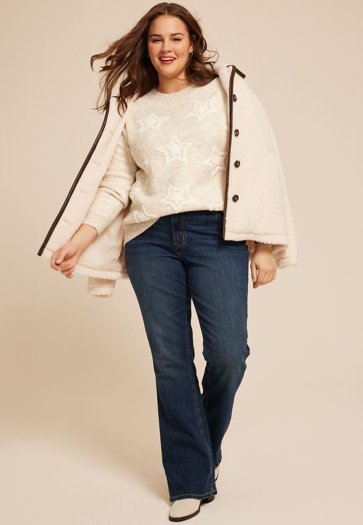 Plus Size Star Sweater - Image 3