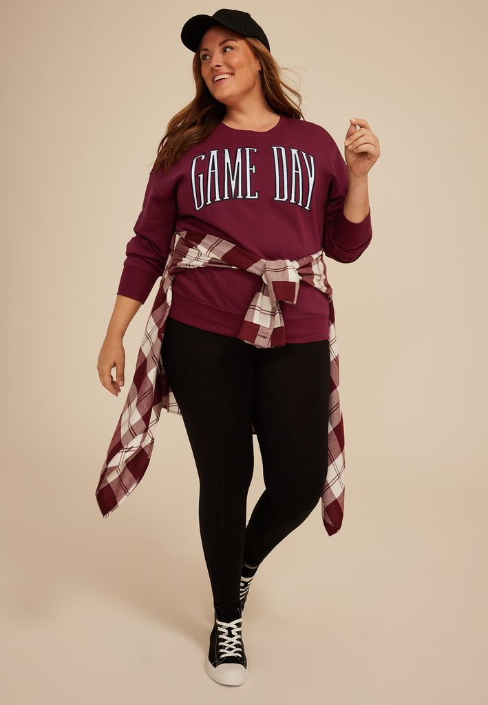 Plus Size Game Day Relaxed Fit Sweatshirt - Image 3