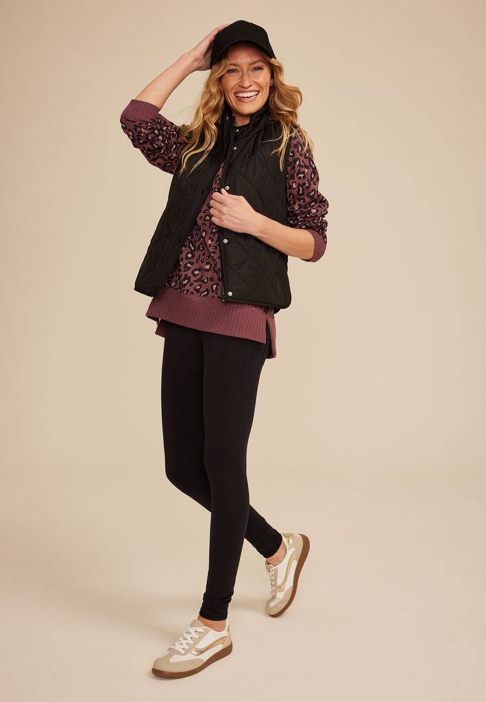 Willowsoft Leopard Tunic Sweatshirt - Image 3