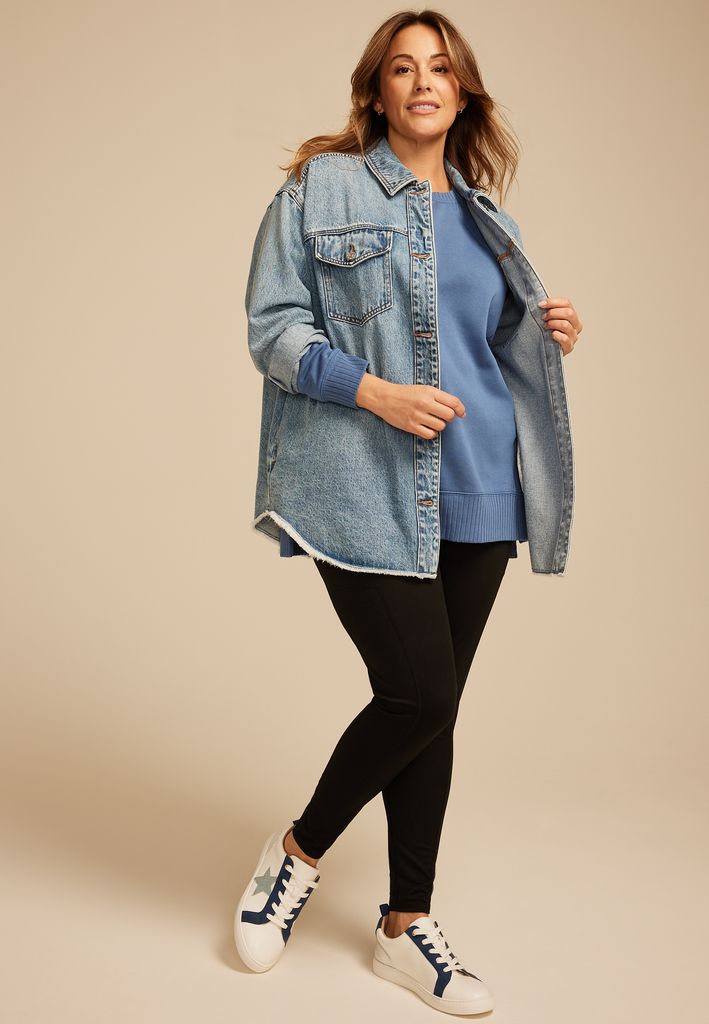 Plus Size Willowsoft Tunic Sweatshirt - Image 3