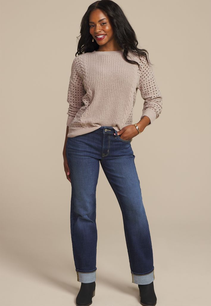 Chenille Cable Sweater - Image 3
