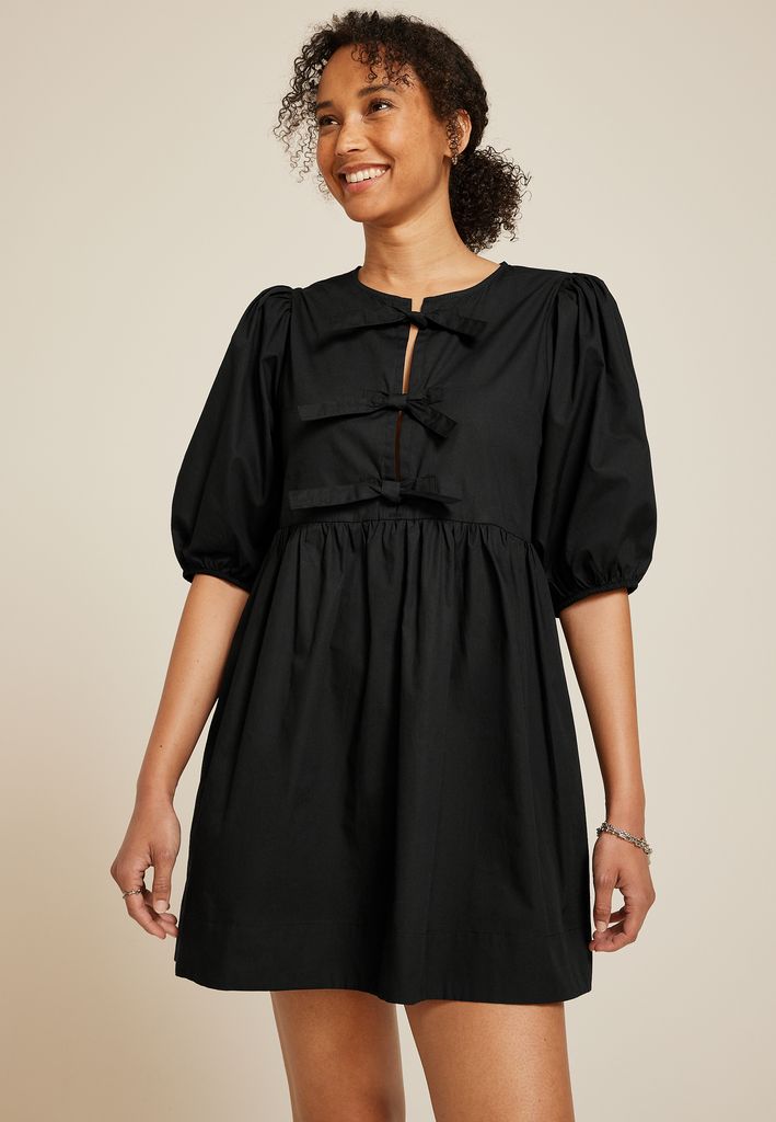 Band Of The Free Bubble Sleeve Mini Dress - Image 3
