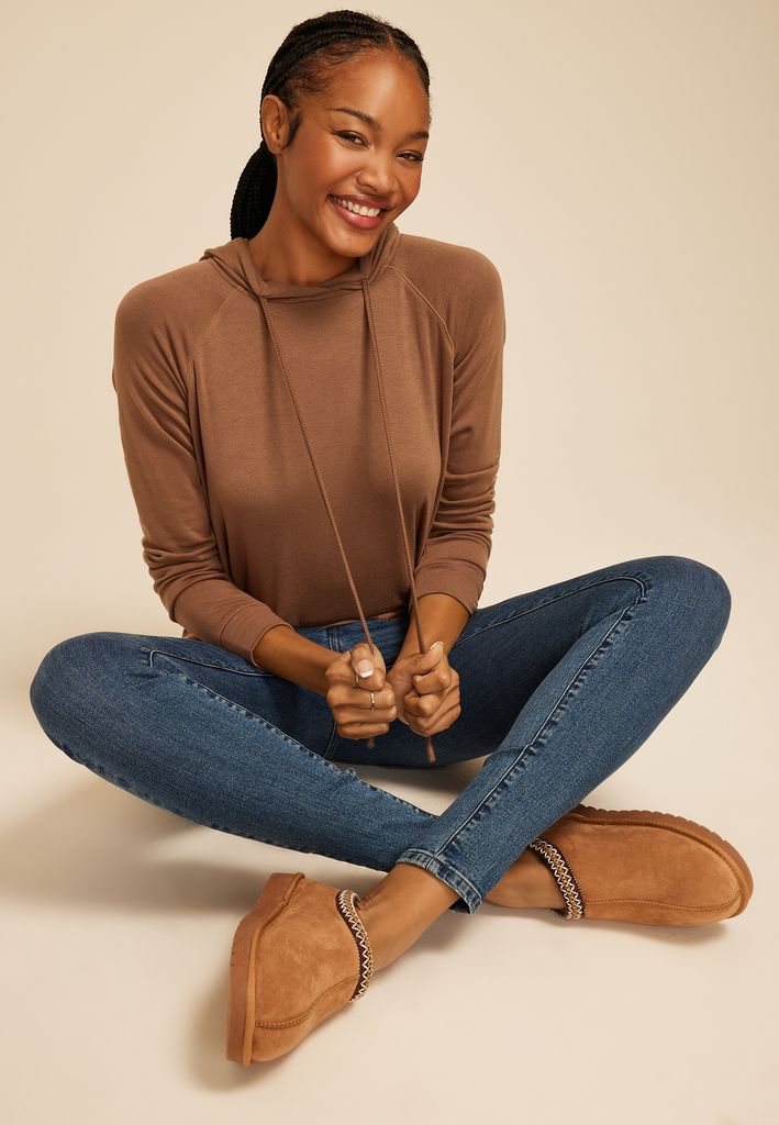 Brushed Solid Hoodie - Image 3