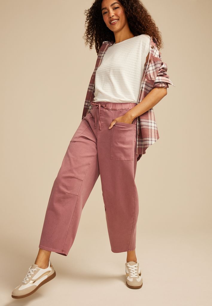 Barrel Leg Weekender Pant