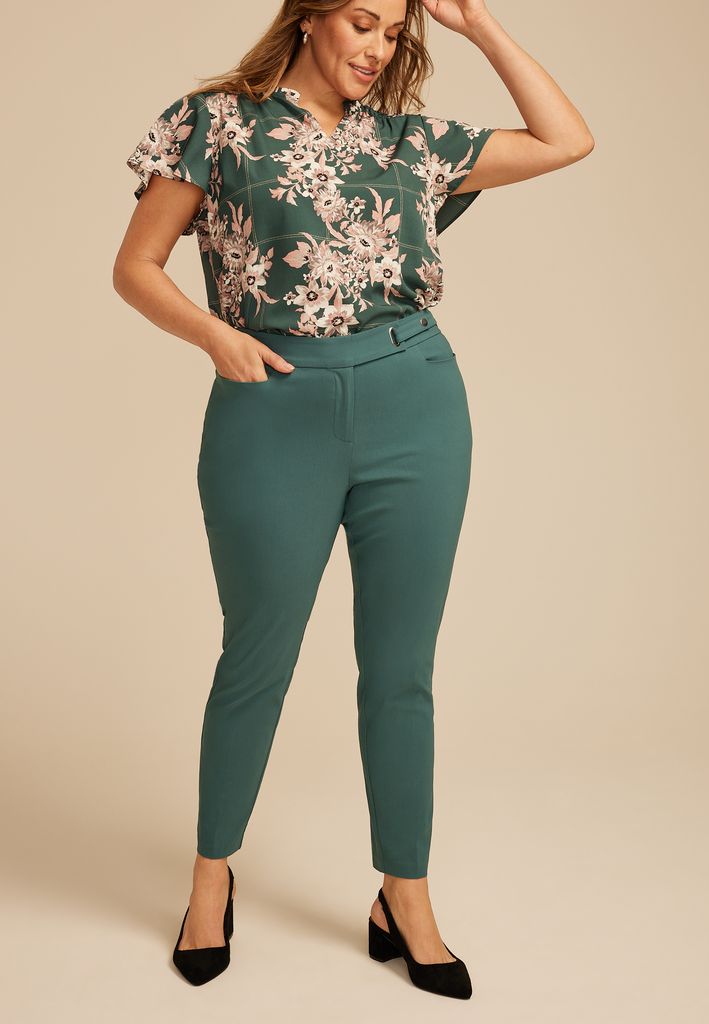 Plus Size Bengaline High Rise Skinny Pant - Image 3
