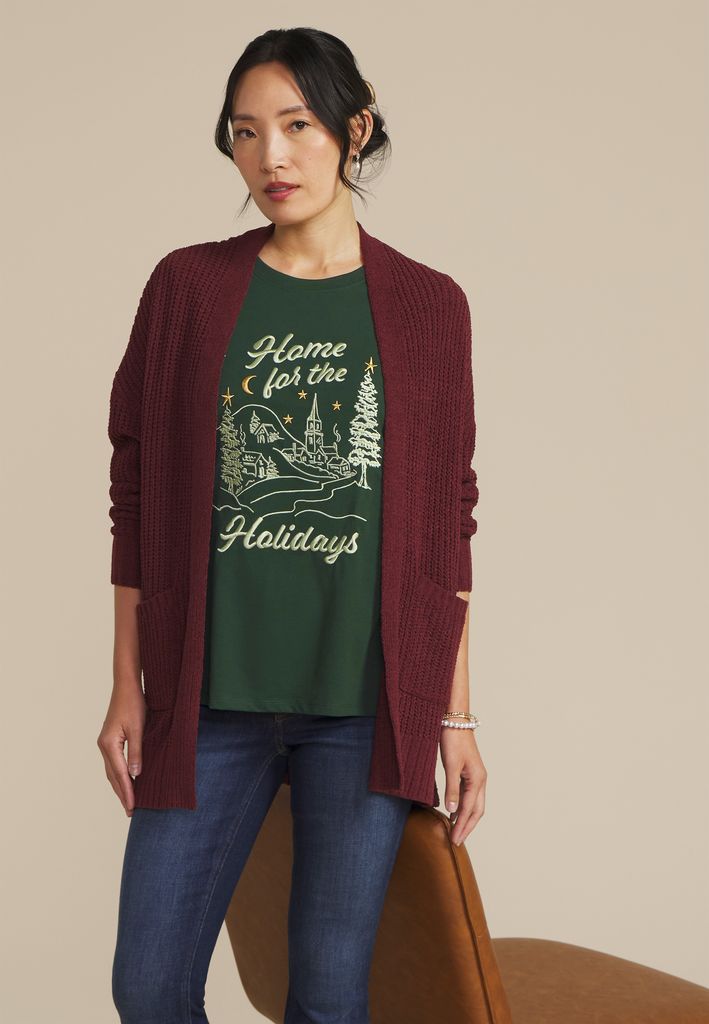 Home For The Holidays Classic Fit Graphic Tee - Image 3
