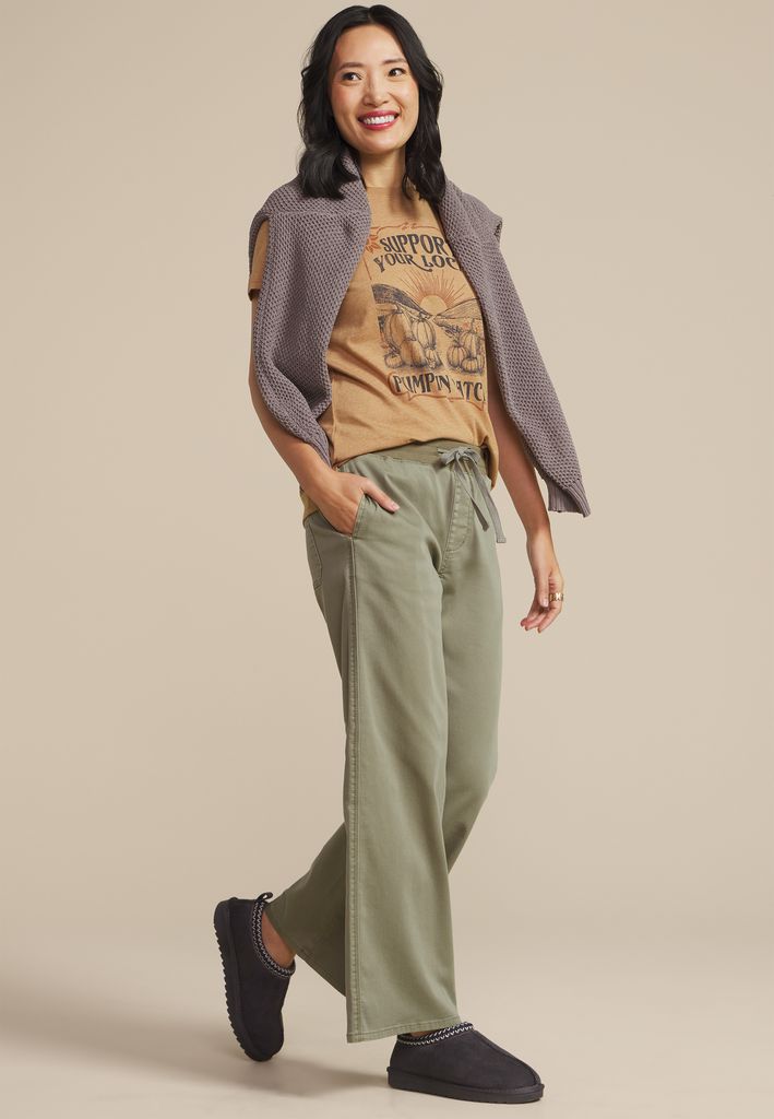 Support Your Local Pumpkin Patch Classic Fit Graphic Tee - Image 3