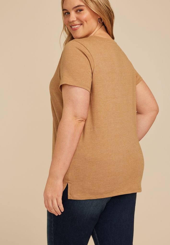 Plus Size Support Your Local Pumpkin Patch Classic Fit Graphic Tee - Image 2