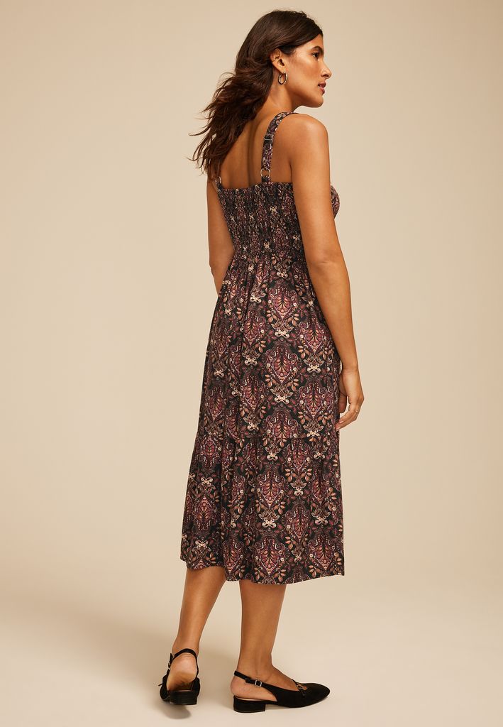 Bare Sweetheart Button Front Midi Dress - Image 2