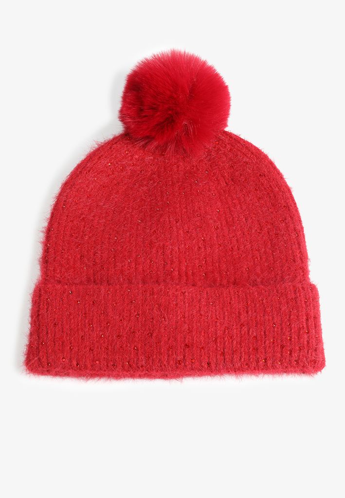 Sparkle Pom Beanie