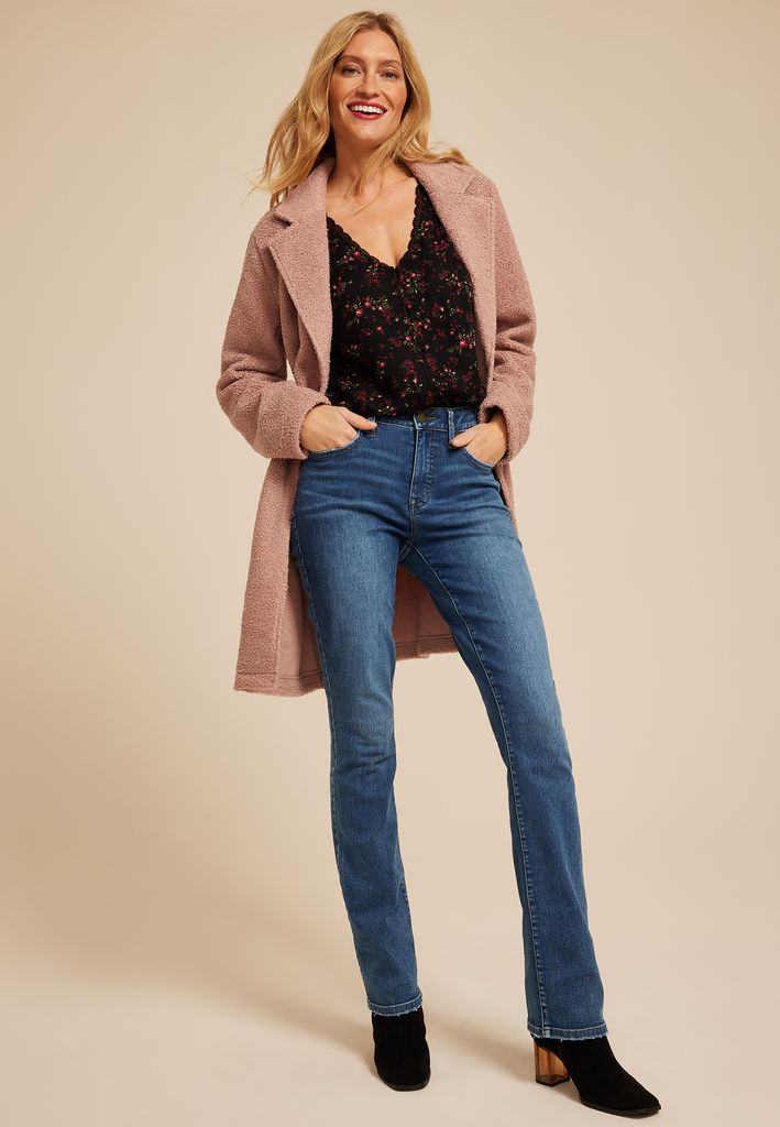 Everflex™ High Rise Back Dart Slim Boot Jean - Image 3