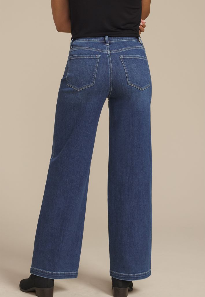 Flying Monkey™ Dark High Rise Wide Leg Jean - Image 2