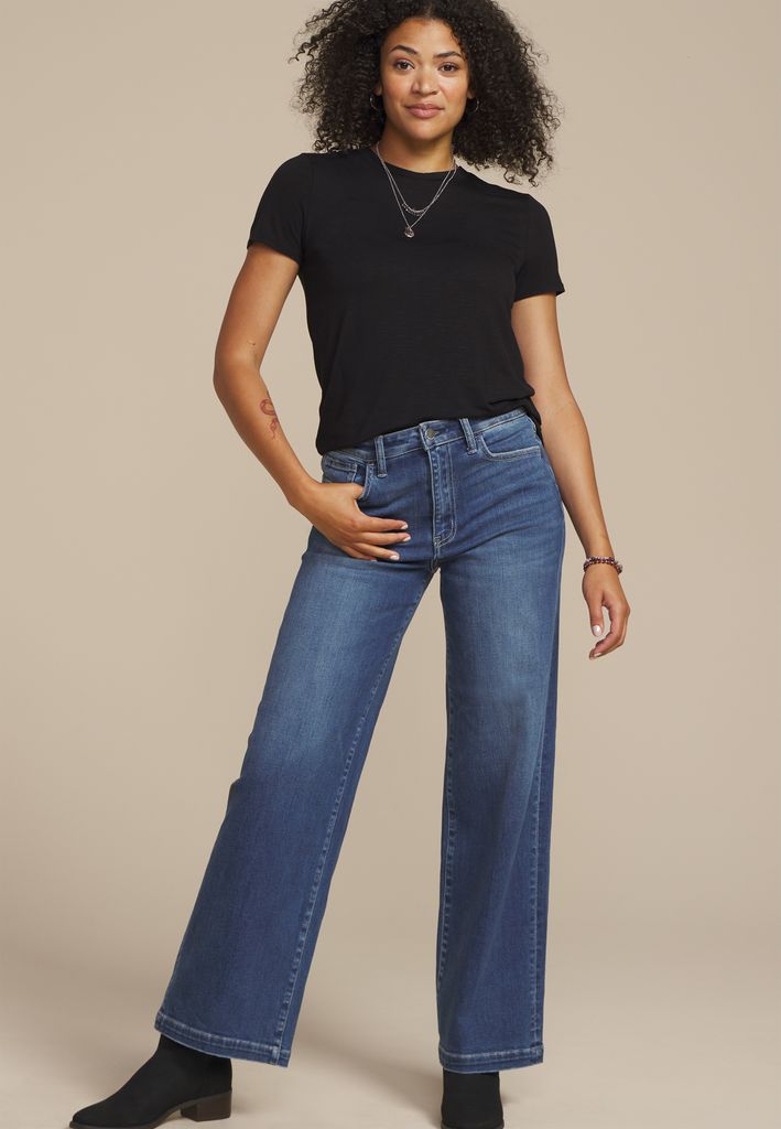 Flying Monkey™ Dark High Rise Wide Leg Jean - Image 3