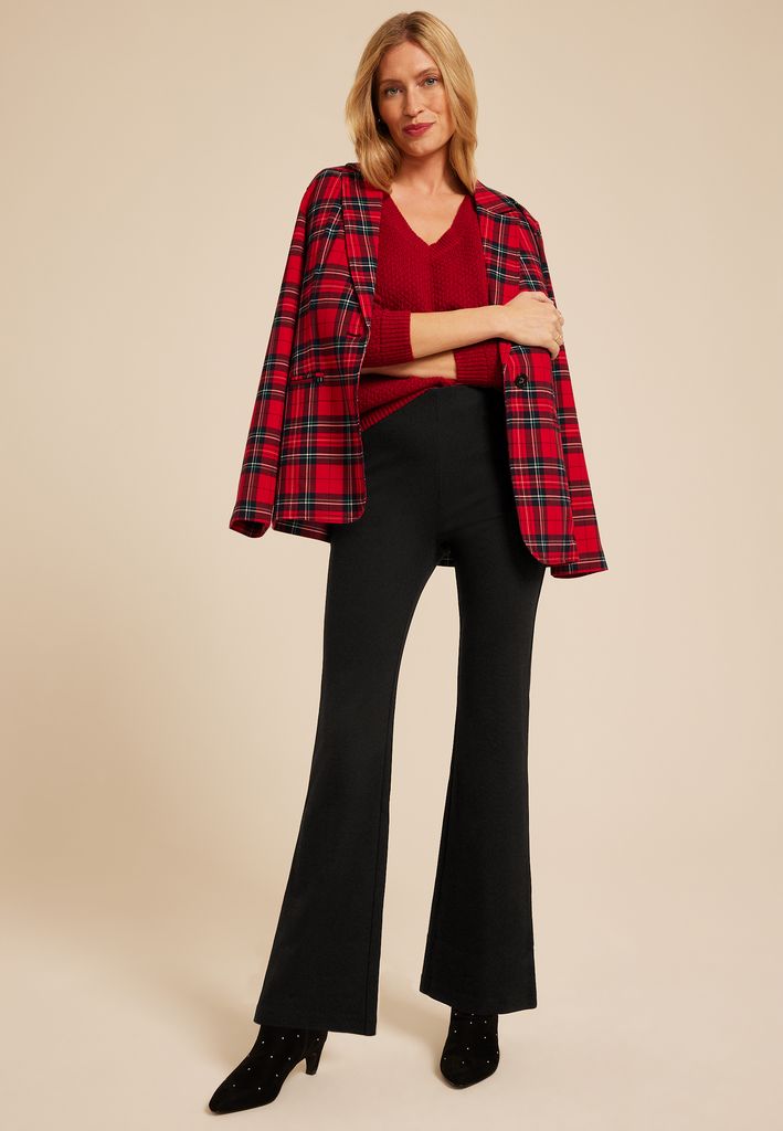 Ponte Pull On High Rise Flare Pant - Image 3