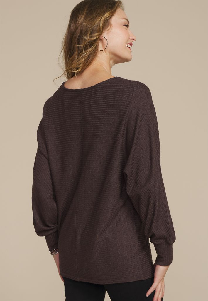 24/7 Dakota Horizontal Ribbed Dolman - Image 2