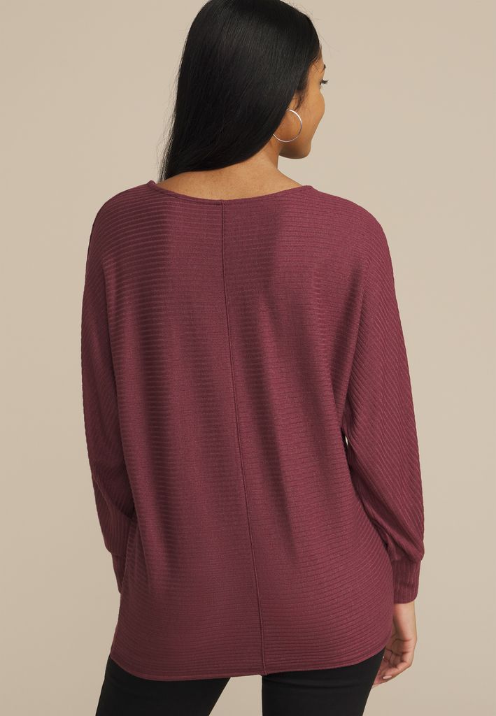 24/7 Dakota Horizontal Ribbed Dolman - Image 2
