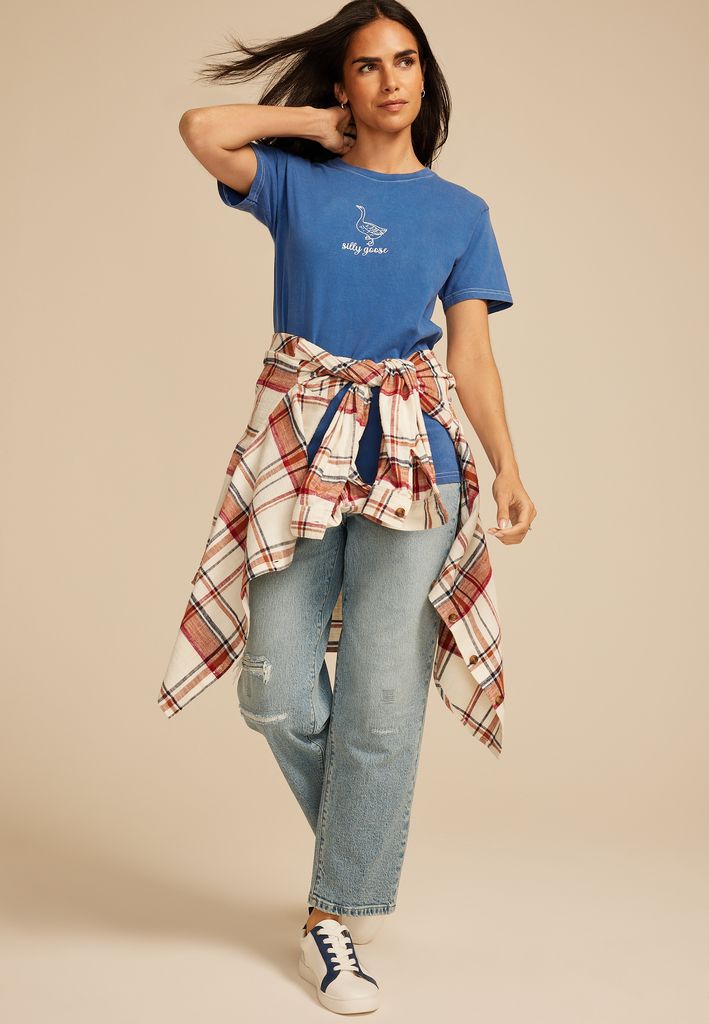 Silly Goose Relaxed Graphic Tee - Image 3
