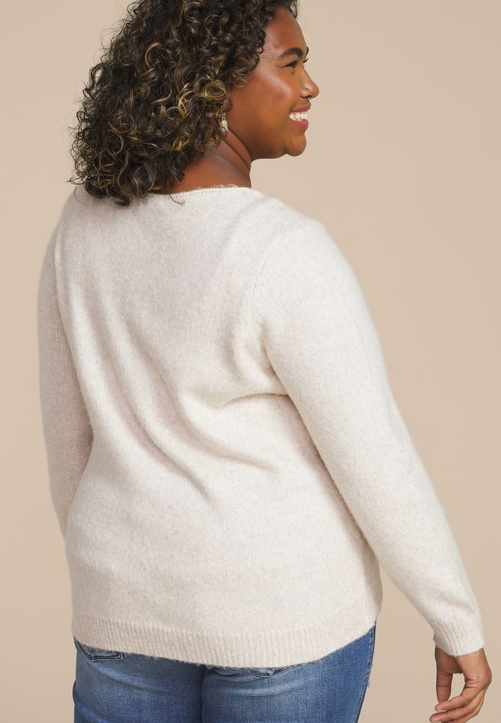 Plus Size Bow Tie Front Cardigan - Image 2