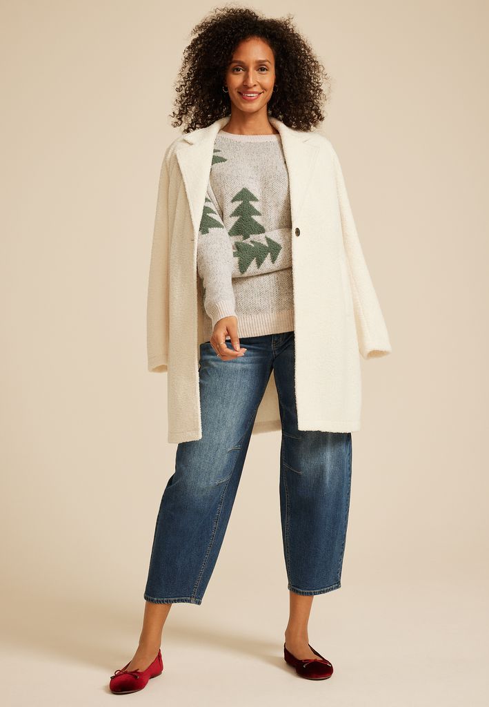 Evergreen Teddy Knit Sweater - Image 3