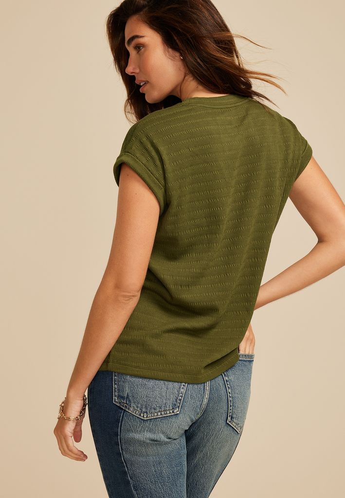 24/7 Textured Clara Tee - Image 2