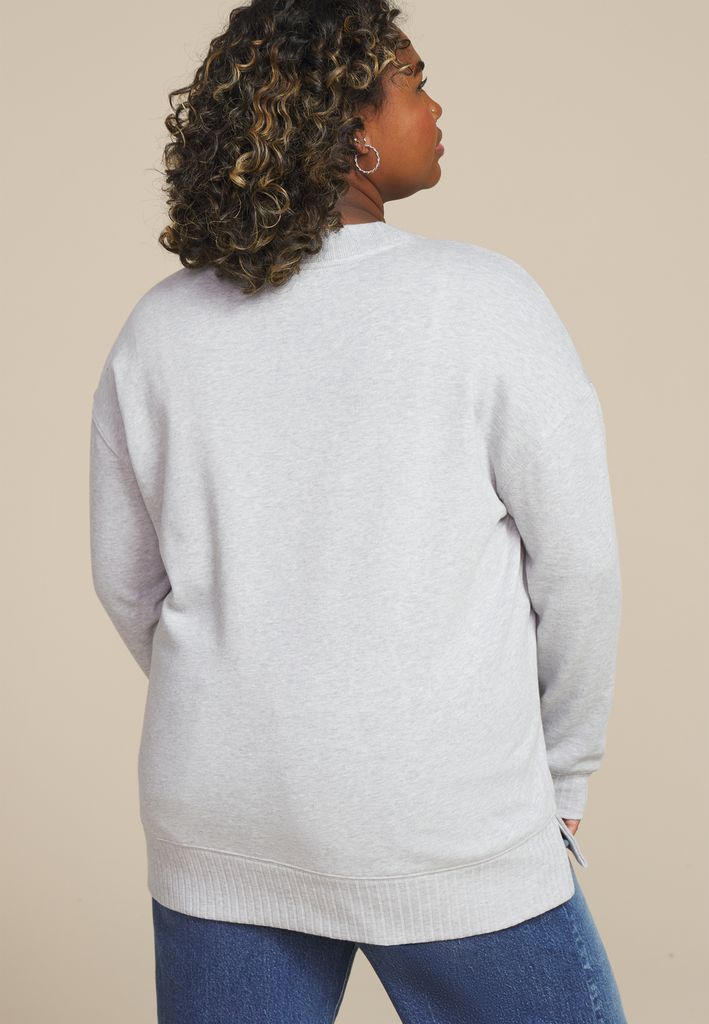 Plus Size Willowsoft Homebody Relaxed Fit Sweatshirt - Image 2