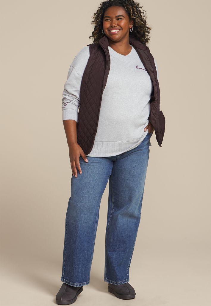 Plus Size Willowsoft Homebody Relaxed Fit Sweatshirt - Image 3