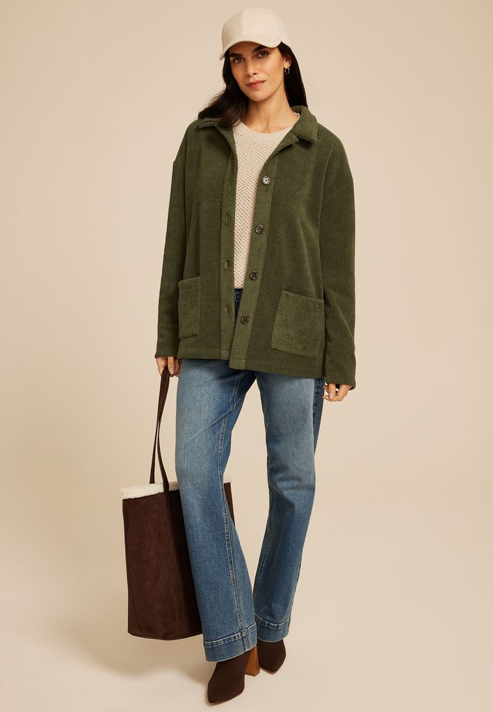 Cozy Textured Shacket - Image 3