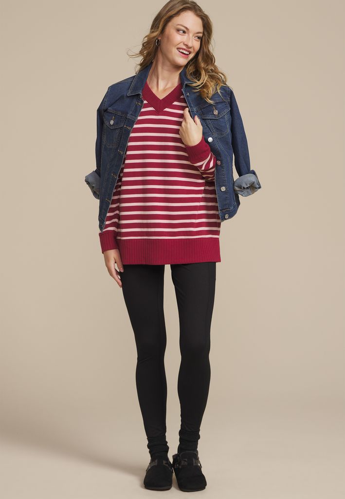 Willowsoft Striped Relaxed Fit Sweatshirt - Image 3