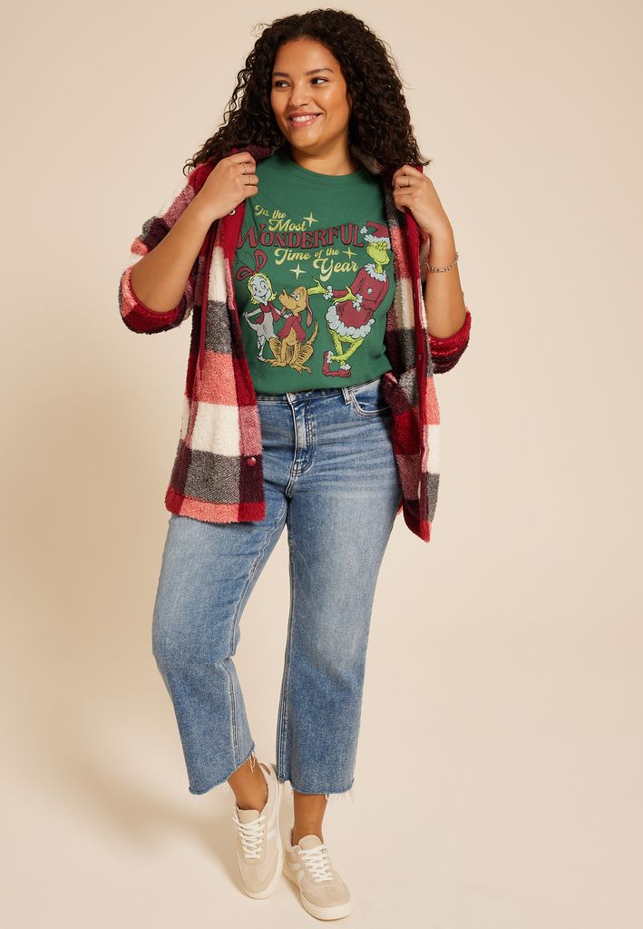 Plus Size Grinch Classic Fit Graphic Tee - Image 3