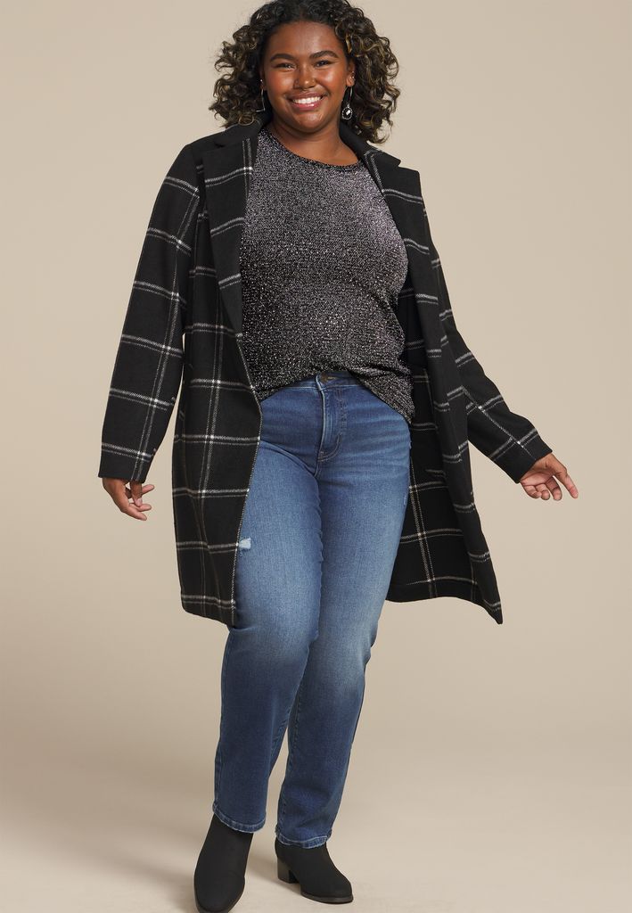 Plus Size Studio Y Rhinestone Sparkle Tee - Image 3