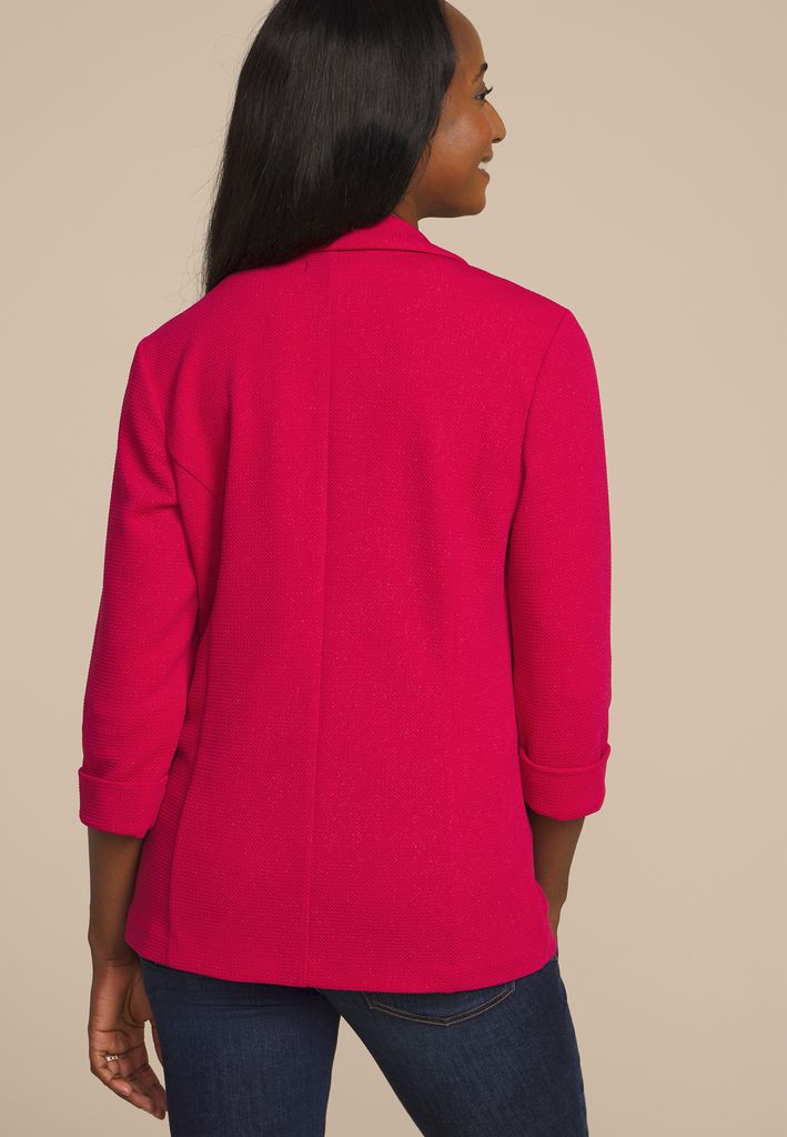 Versa Sparkle Open Front Blazer - Image 2