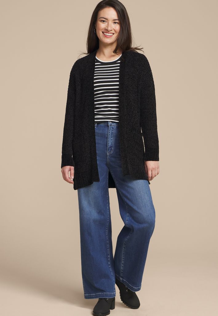 24/7 Striped Ada Ribbed Long Sleeve Tee - Image 3