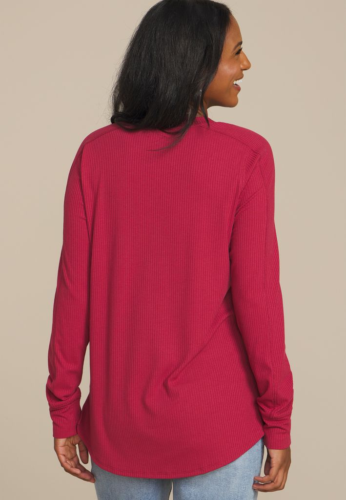 Ribbed Tunic Top - Image 2