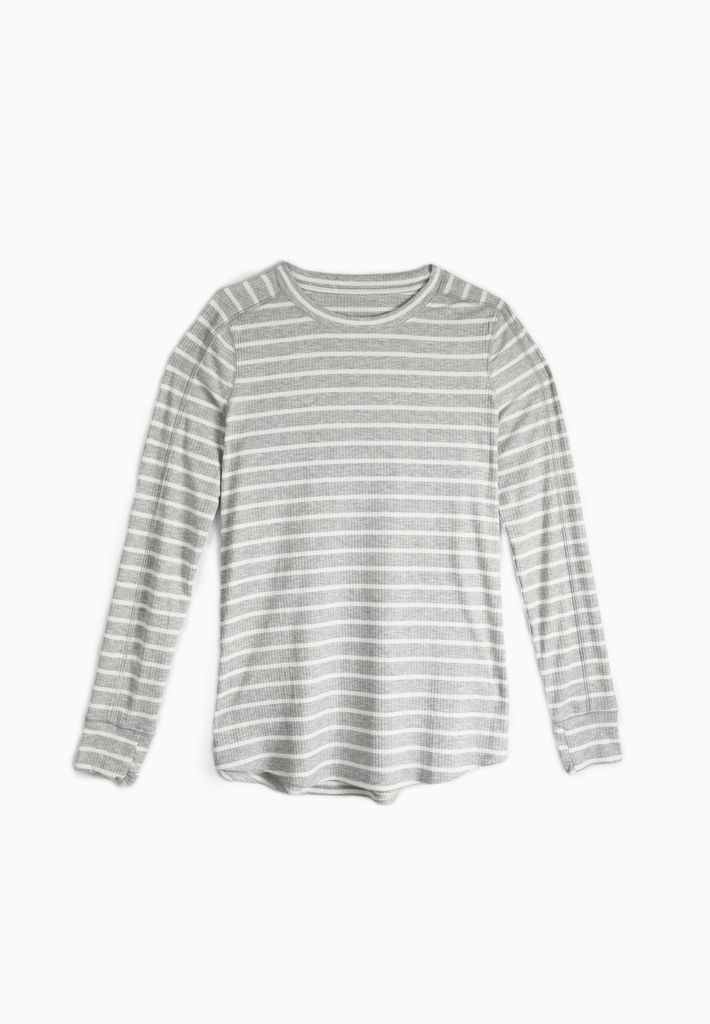 Plus Size Ribbed Tunic Top