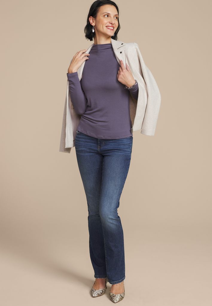 24/7 Mock Neck Long Sleeve Tee - Image 3