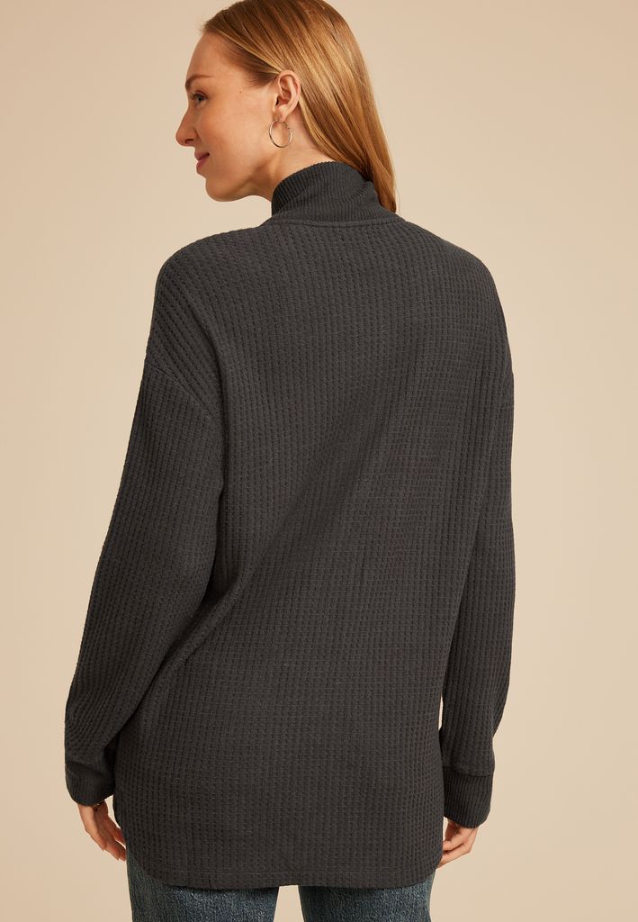 Cozy Waffle Zip Jacket - Image 2