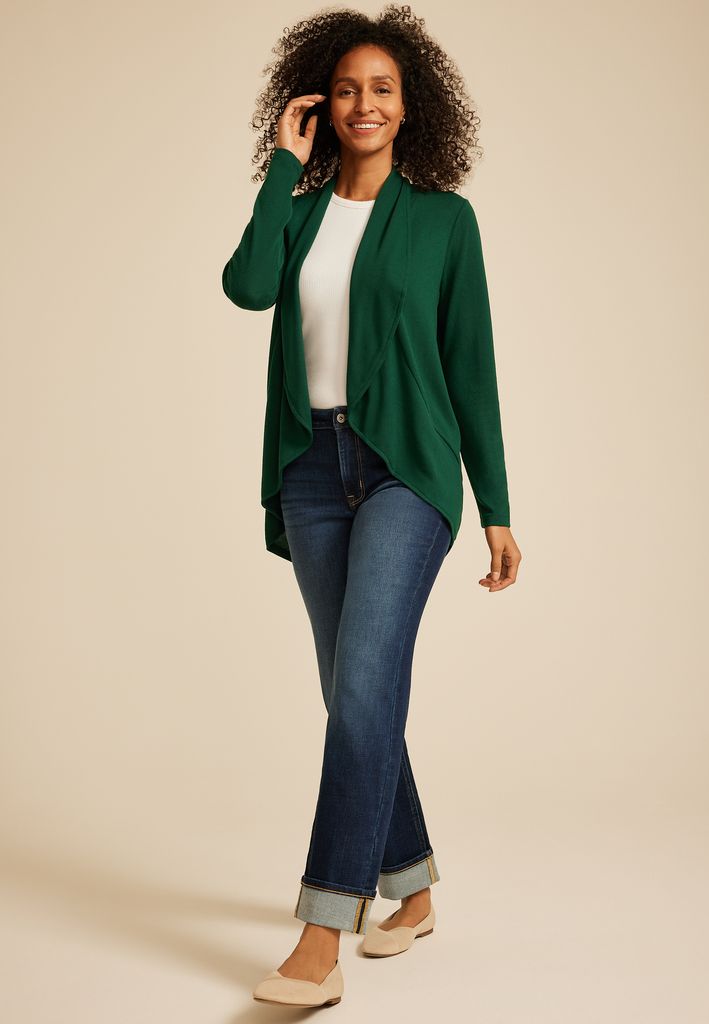 Hacci Shawl Collar Cardigan - Image 3