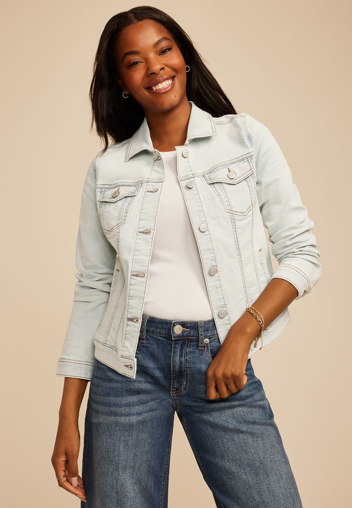Light Wash Denim Jacket - Image 3