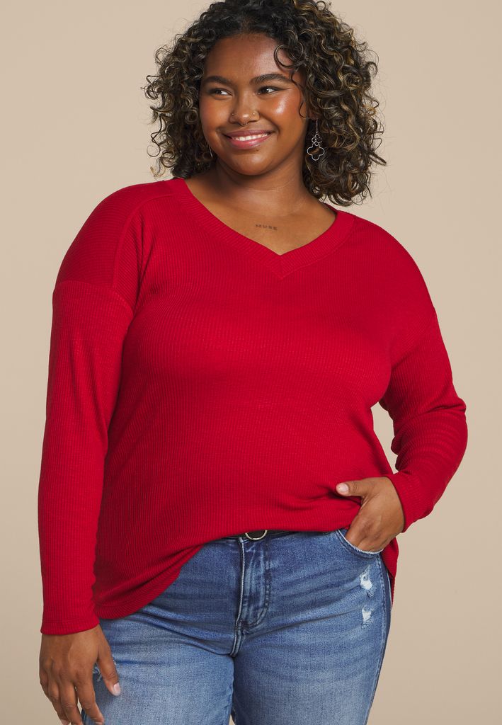 Plus Size 24/7 Berkley Long Sleeve Tee