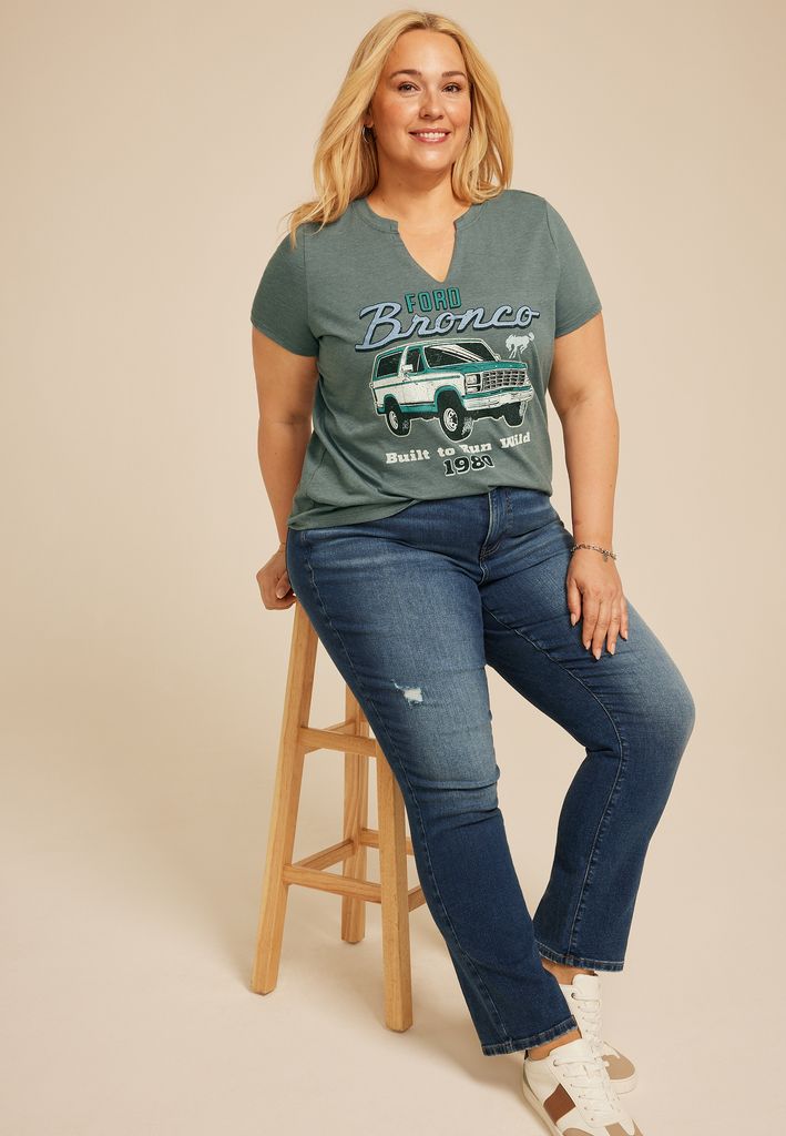 Plus Size Ford Bronco Classic Fit Graphic Tee - Image 3
