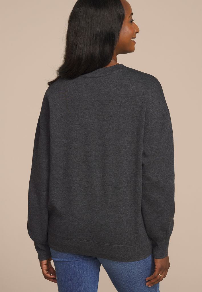 State Plaid Crew Neck Sweatshirt - Image 2