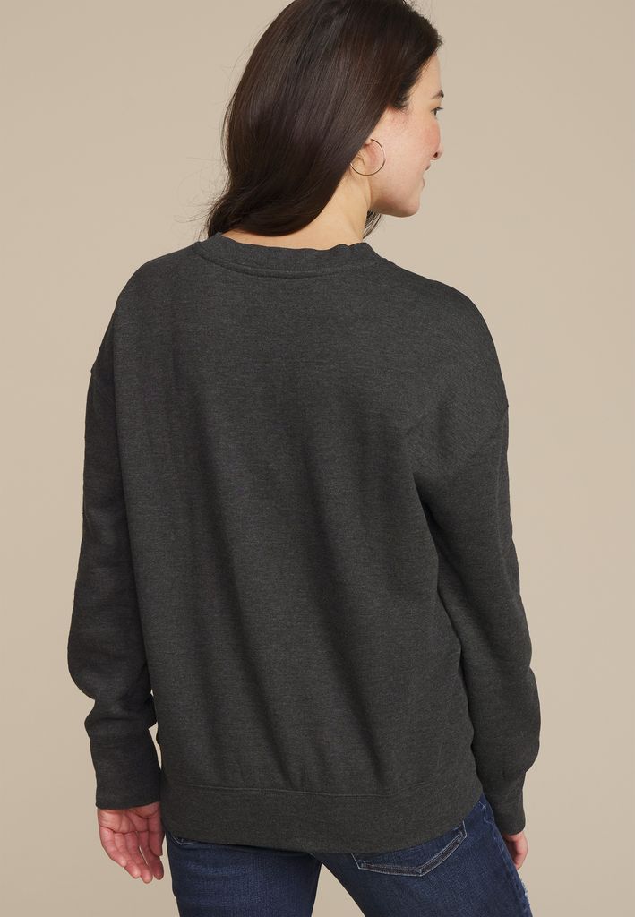 State Plaid Crew Neck Sweatshirt - Image 2