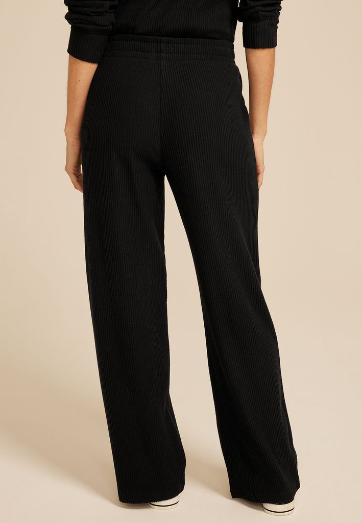 Cozy Ribbed Knit Wide Leg - Image 2