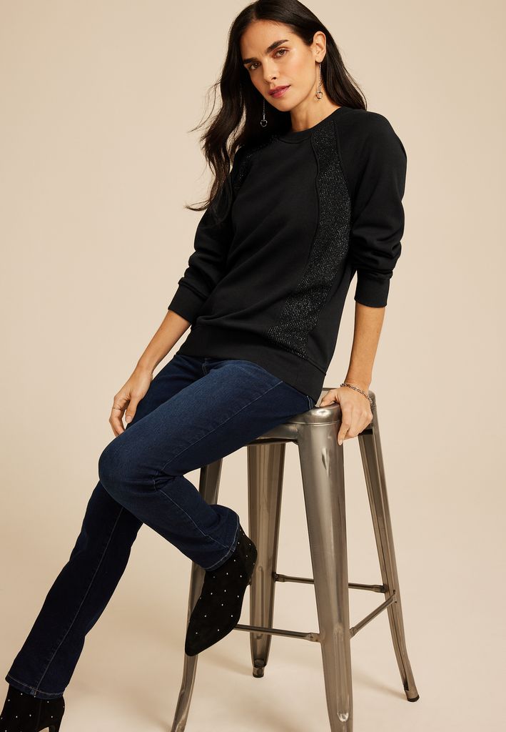 Studio Y Shimmer Tunic Sweatshirt - Image 3