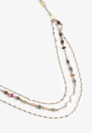 Colorful Multi Strand Beaded Necklace