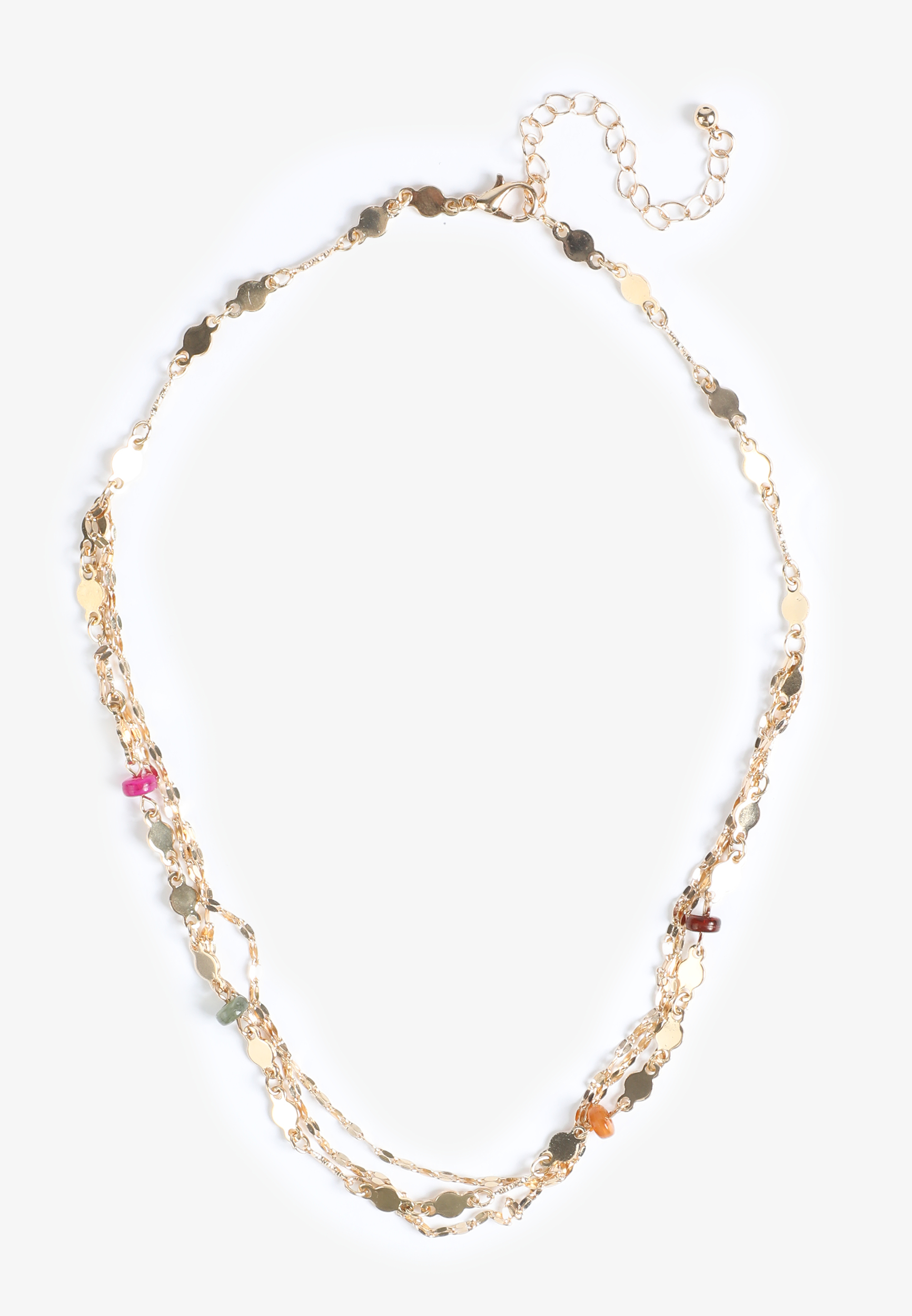 Colorful Multi Strand Beaded Necklace - Image 2